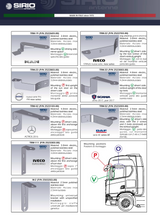 Flyer 2 met een overzicht van Sirio TRM-antenne beugels voor trucks, vrachtwagens en andere grote voertuigen