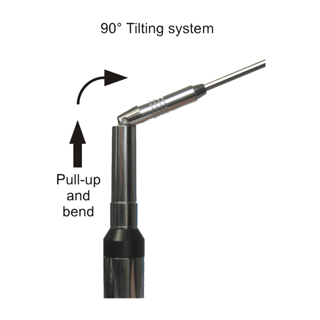 Sirio ZN-22C mobiele UHF/VHF antenne die 90 graden kantelbaar is