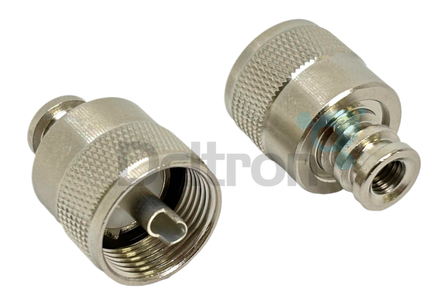 Sirio 2505600.00 korte PL259 onnector (UHF-Male) lengte 6mm voorzijde en achterzijde