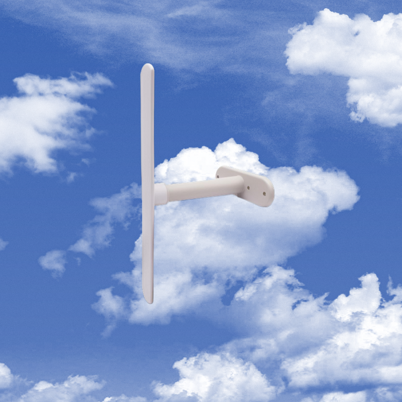 Sirio HGO 433-868MHz antenne met 5 meter witte Low Loss coaxkabel 