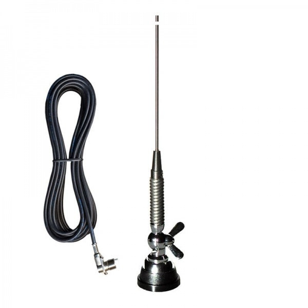 Sirio MGA 108-550 SL mobiele UHF/VHF antenne 1/4 golf voor airband, 2M en 70cm, AIS, AORBCOMM, TETRA, LTE-450 en meer