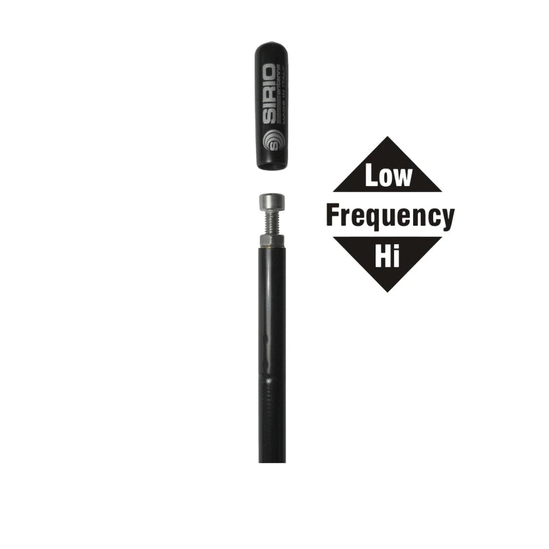 Sirio New Delta 27 95 mobiele 27MC antenne met SWR afstellling in de top onder de beschermdop