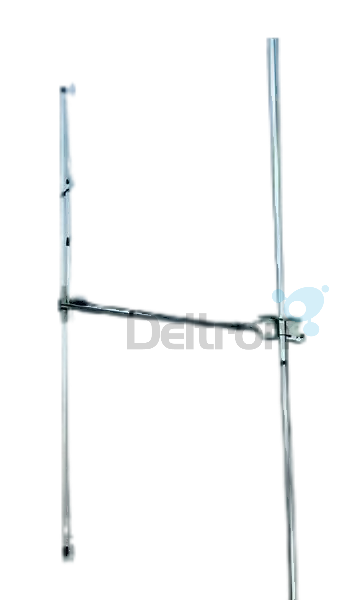 Sirio SD‑68 dipoolbasisantenne voor VHF-toepassingen binnen het frequentiebereik van 68–78 MHz.