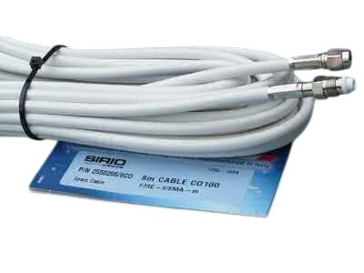 Sirio CO100 witte coaxkabel 800cm met een FME-Female en SMA-Male connector 