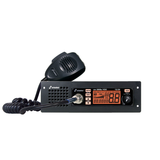 Stabo XM 3008E-R VOX mobiele 27MHz transceiver met DIN-frame en luidspreker aan de voorzijde