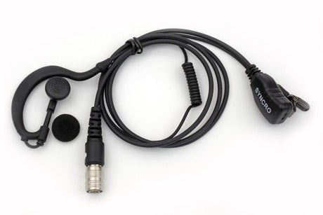 Syncro SV-2022-HRS-6M oortje met oorhaak en 6-pins Hirose aansluiting
