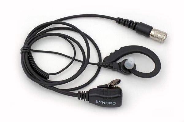 Syncro SV-3022-HRS-6M headset met PTT-knop en Hirose aansluiting