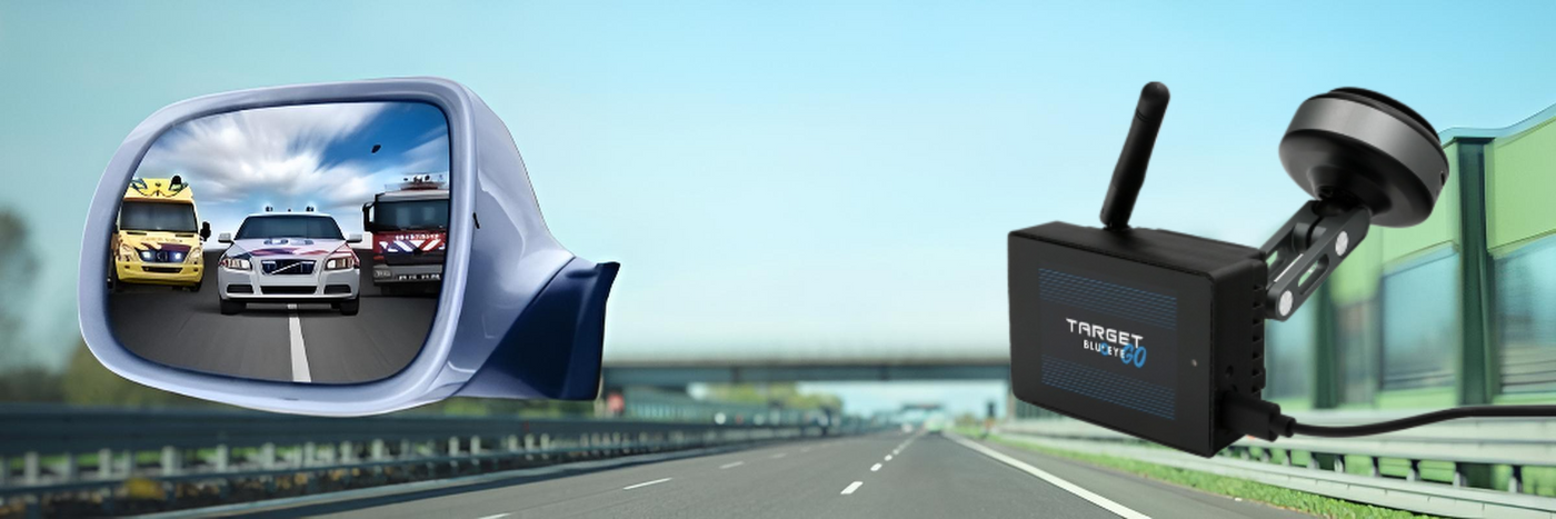 Target Blu Eye Go is een plug and play systeem dat jouw waarschuwt voor opvallende en onopvallende politie voertuigen, naderende ambulance en brandweer voertuigen