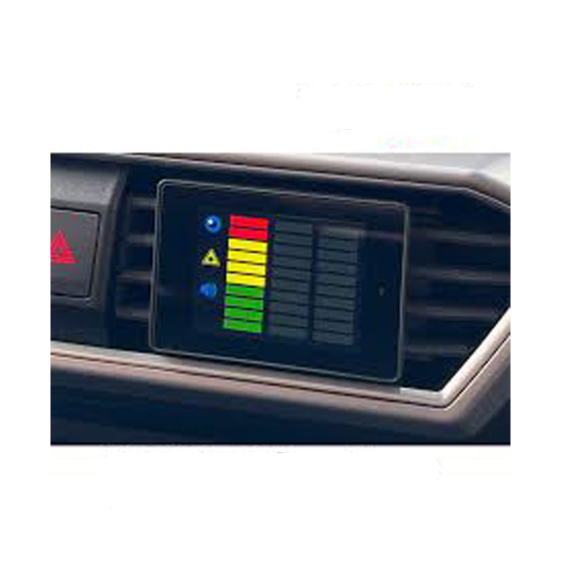 Target Blu Eye-2 LCD Display voor het Blu Eye 2 systeem dat waarschuwt voor naderende hulpdiensten