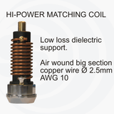 Uitleg Sirio Hi-power matching coil - hoog vermogen antennespoel