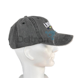 Zijkant van de Uniden baseball cap voor echte Uniden scanner liefhebbers een mooier pet met logo