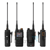 Voorkant, achterkant en beide zijkanten van de Vero VGC VR-N76 portofoon