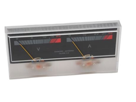 Diamond onderdeel VU-meter voor de Diamond GSV-3000 power supply