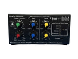 Voorzijde van de BHI ParaPro EQ20-DSP noise cancelling audio versterker