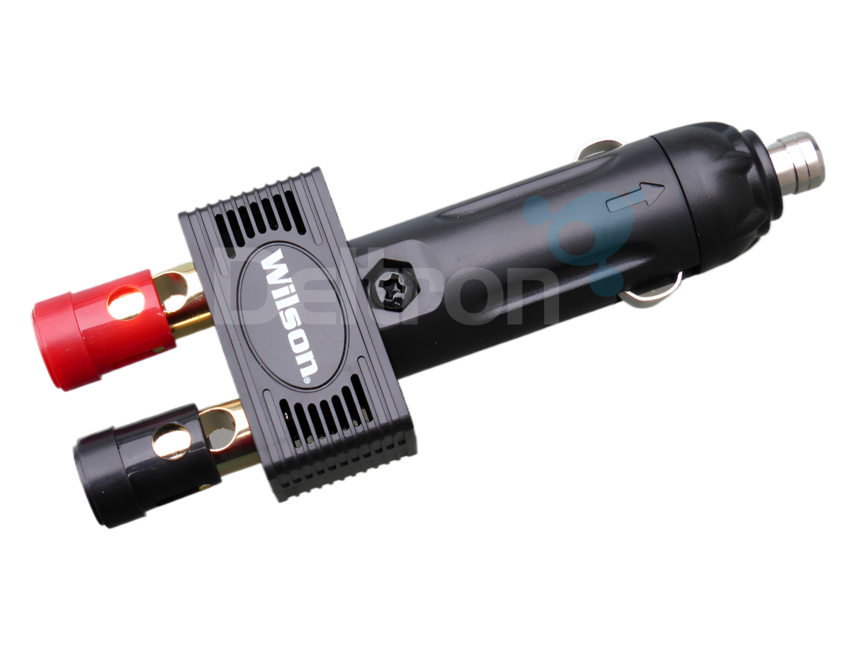 Wilson 12/24V sigaretaansteker connector   10A met messing contacten