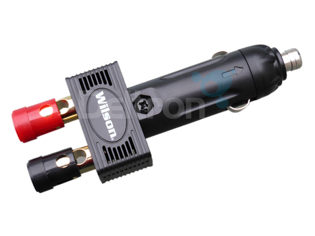 Wilson 12/24V sigaretaansteker connector   10A met messing contacten