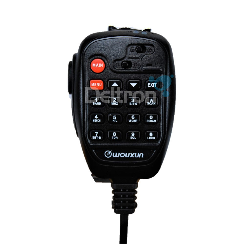 Wouxun KG-UV11A luxe handmicrofoon mert toetsenbord, lockfunctie en up/down functie
