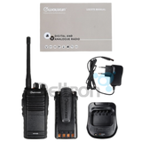 Wouxun KG-D26 PMR446 portofoon met accu, riemclip, oplader en ac-adapter en handleiding