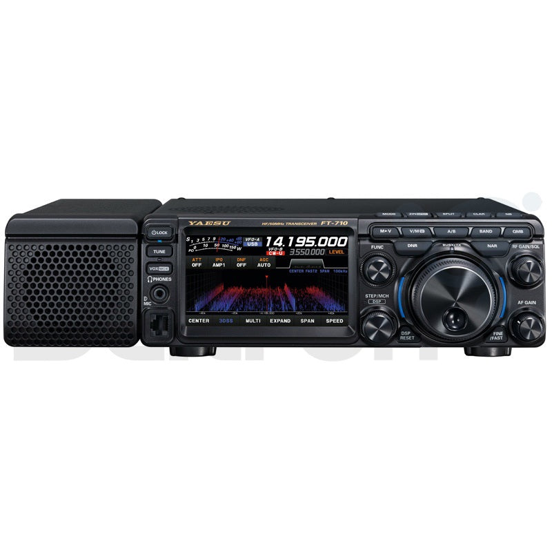 YAESU FT-710 Aess 100W機 HFトランシーバー Yaesu FT-710AESS HF 50MHz 100W SDR transceiver met externe