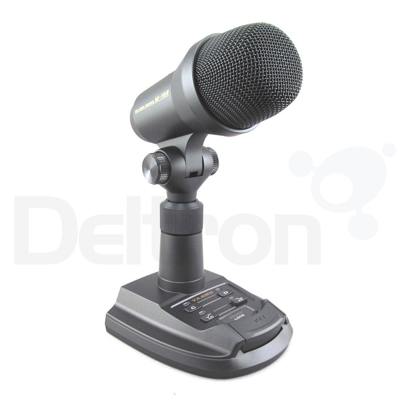 YAESU M-100 マイク 本体・箱付き Yaesu M-100 Dynamic Table Microphone with Lock Function | Deltron