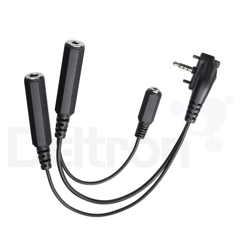 Yaesu SCU-42 Headset adapter cable for Yaesu airband receivers – Deltron