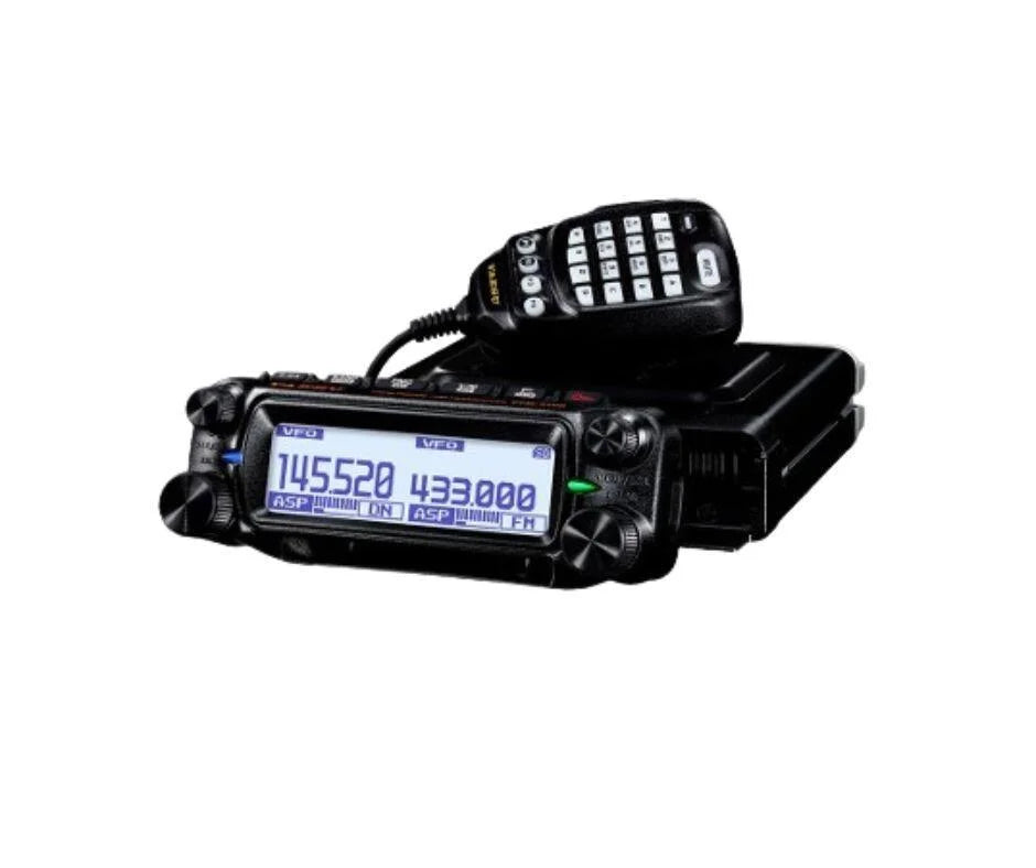 Yaesu FTM-310DE dualband transceiver met ingebouwde ASP, met een vermogen van 55W op VHF  en 50W op UHF  

