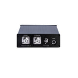 Achterzijde mAT-Y200 antenne tuner met de aansluitingen