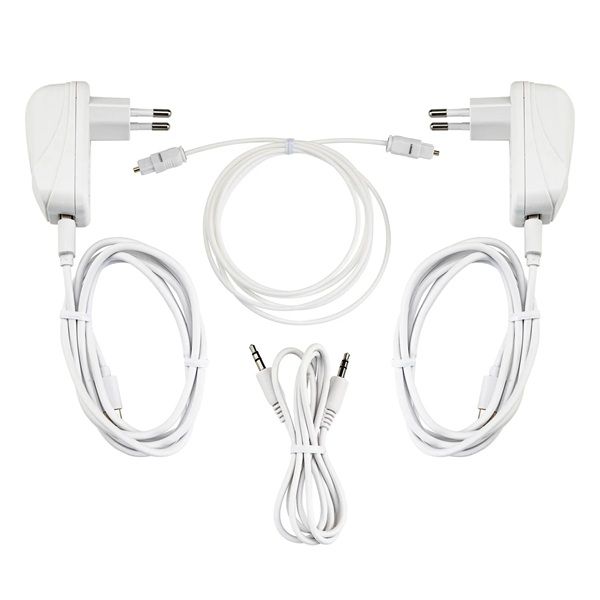 Meegeleverde accessoires van de Albrecht KLARO TV audio amplifier