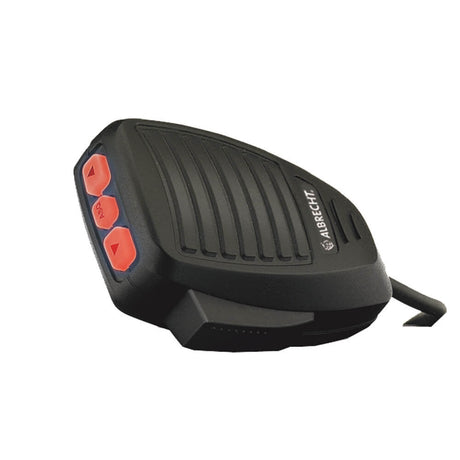 Albrecht 41979 handmicrofoon met GDCH bedrading en orane knoppen bovenop