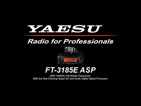 Unboxing en uitleg van de Yaesu FT-3185E ASP mobiele transceiver