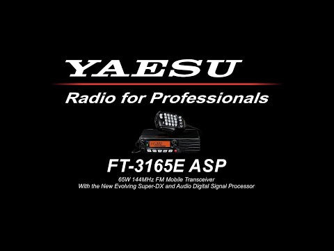 Video met unboxing en uitleg van de Yaesu FT-3165E ASP mobiele transceiver