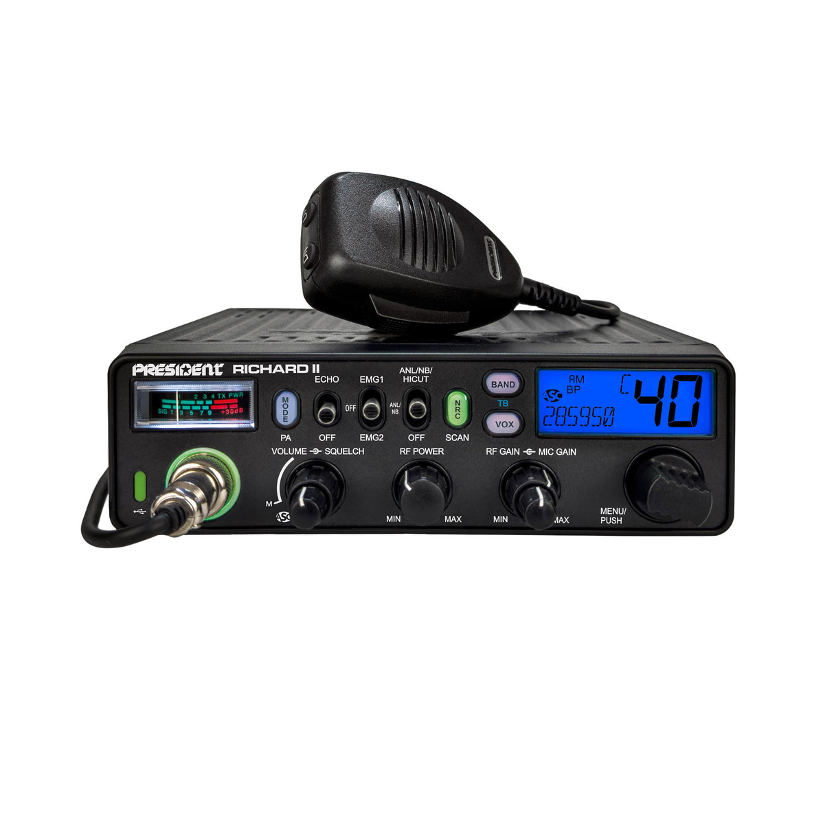 President Richard II 27MC 13W AM/ 40W FM S-meter