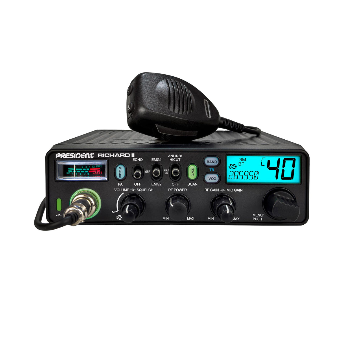 President Richard II 27MC 13W AM/ 40W FM S-meter