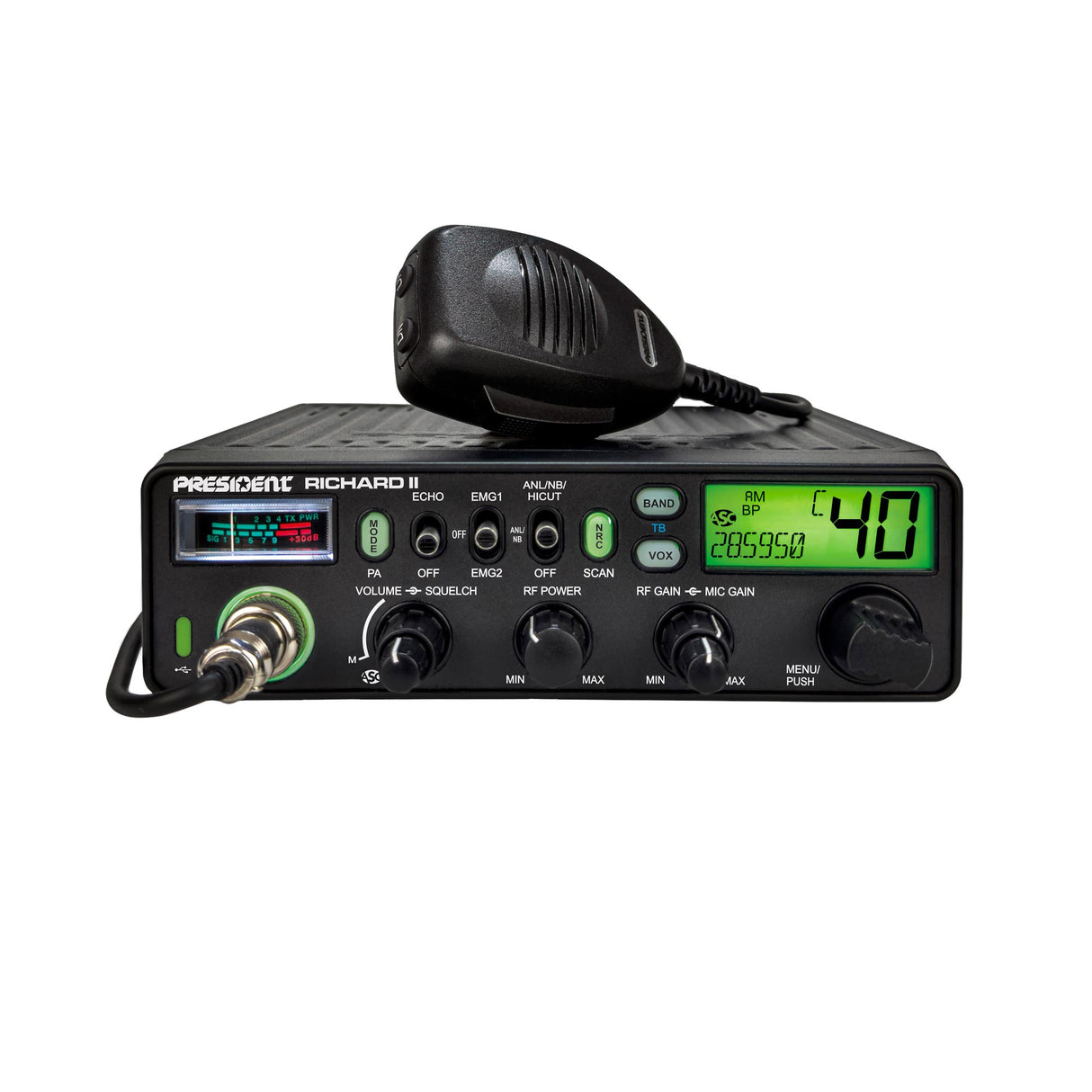 President Richard II 27MC 13W AM/ 40W FM S-meter