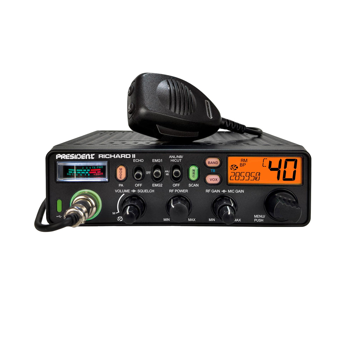 President Richard II 27MC 13W AM/ 40W FM S-meter