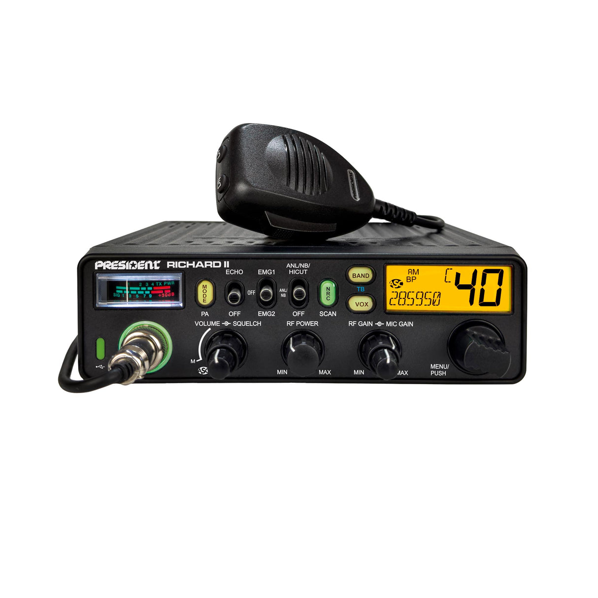 President Richard II 27MC 13W AM/ 40W FM S-meter