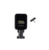 Detailfoto van de RT4-5622 rolmaat retractor met schroefpin om aan de binnenkant van een zakje aan een veiligheidsvest te bevestigen