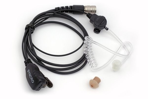 Syncro SV-4022 headset met transparante akoestische tube